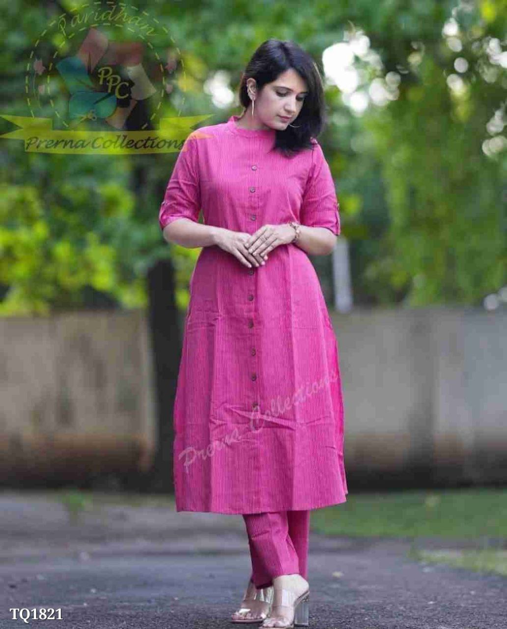 Katha Fabric Kurti with Pant Set for Women – Stylish Daily & Office Wear | Multiple Colors Available